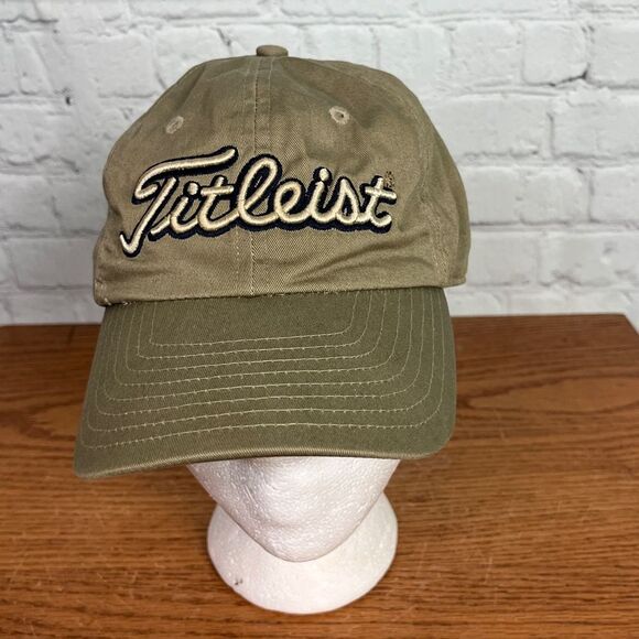 Titleist Golf Tan/black & white lettering adjustable strap OSFM - Picture 2 of 8